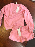 Alo crewneck short Set