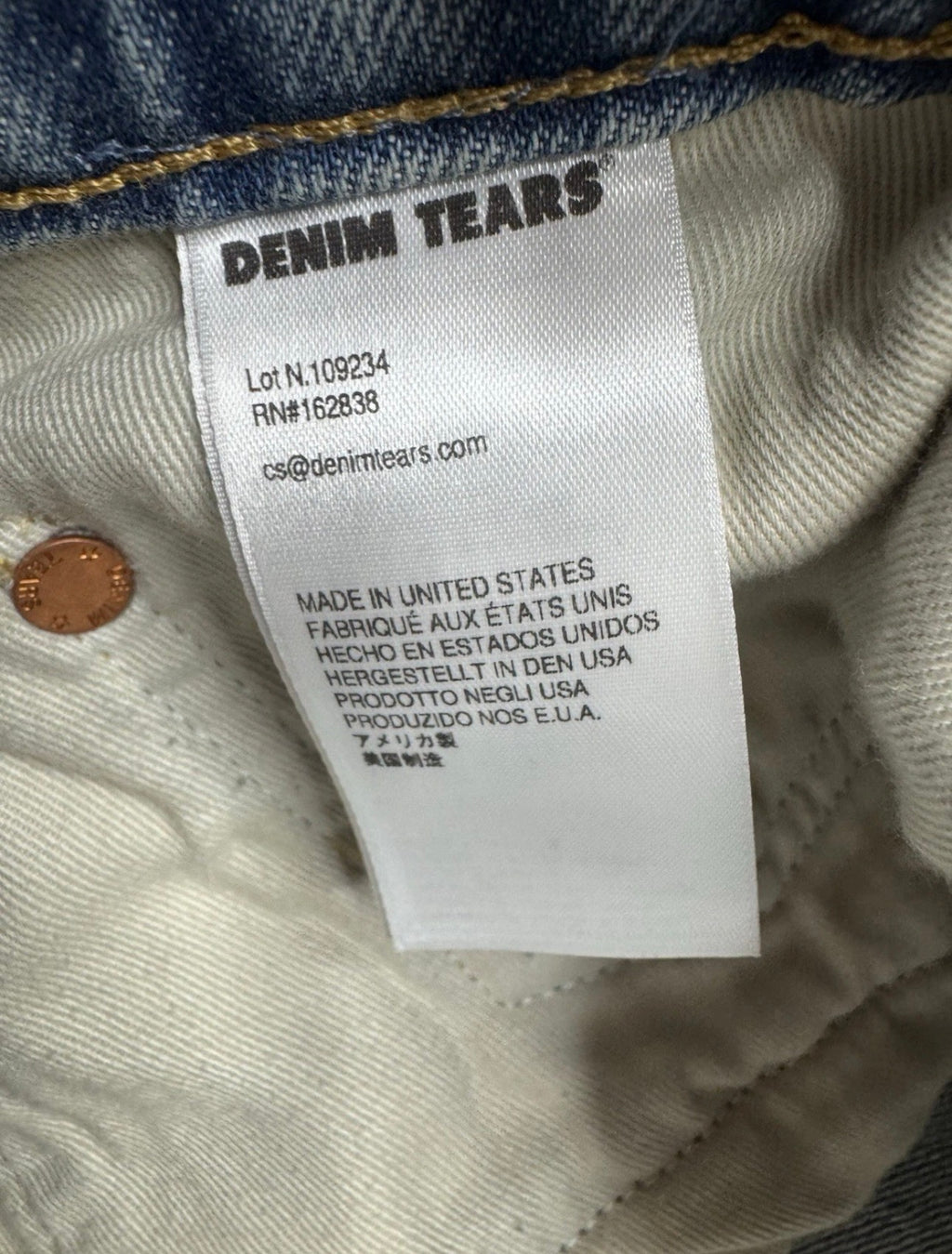 Denim Tear jorts