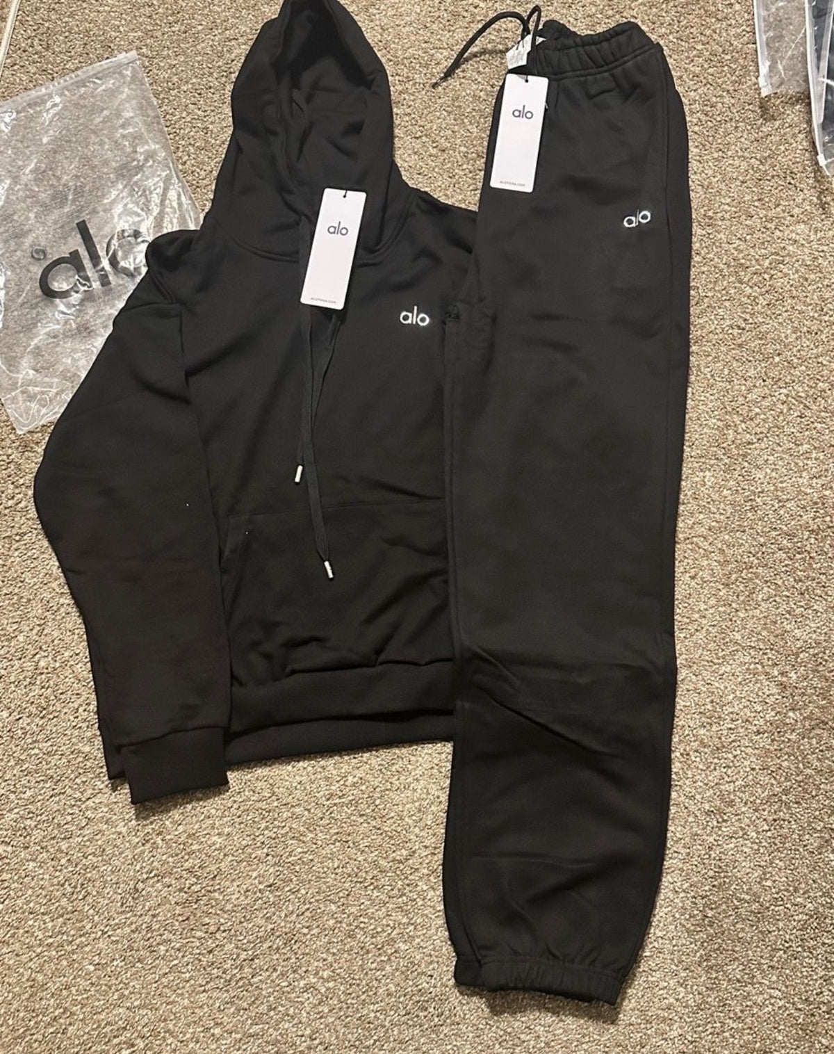 Alo hoodie Set