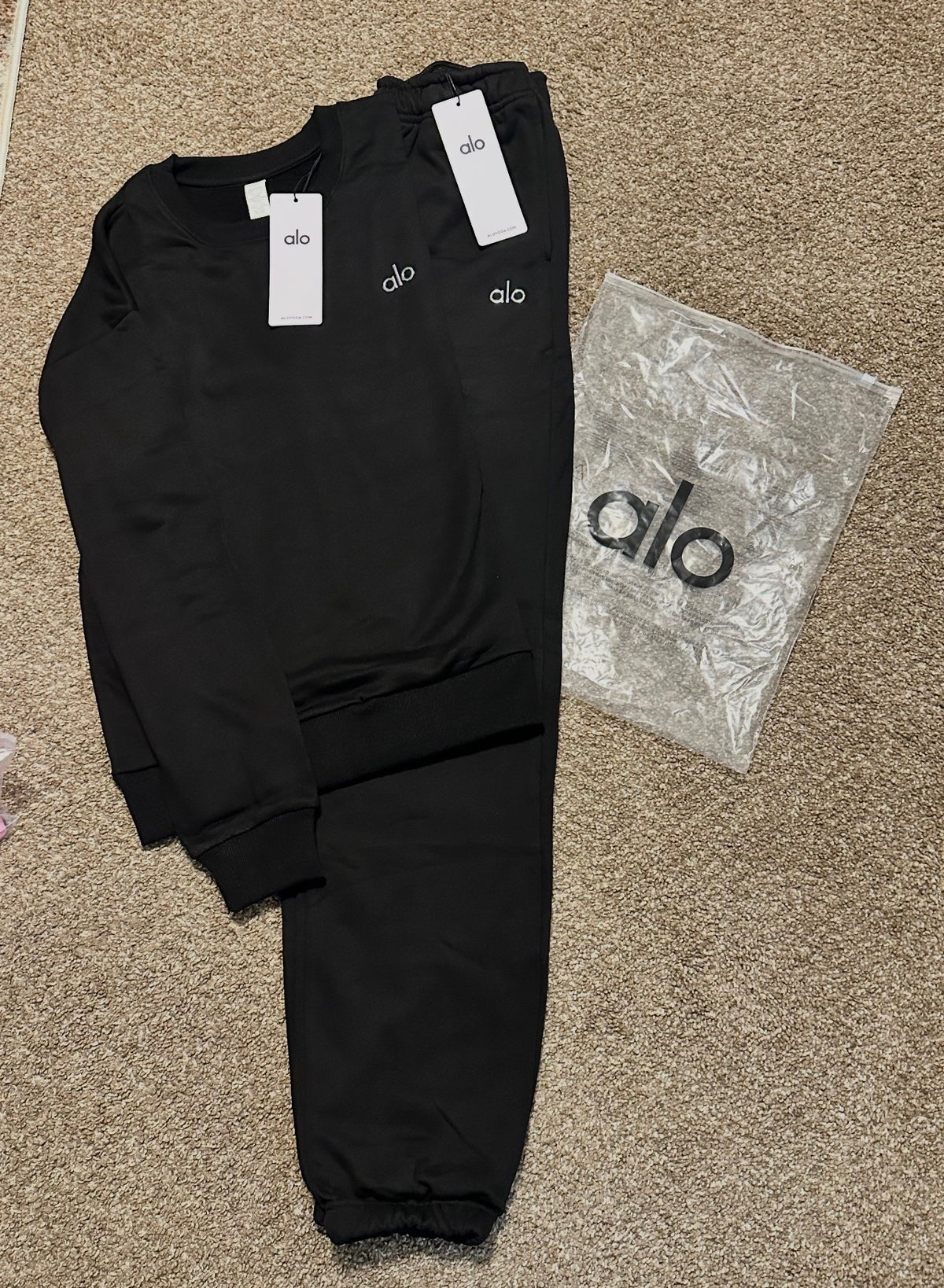 Alo crewneck Set